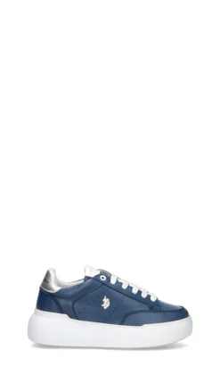 U.S. POLO ASSN. Sneaker donna blu in pelle