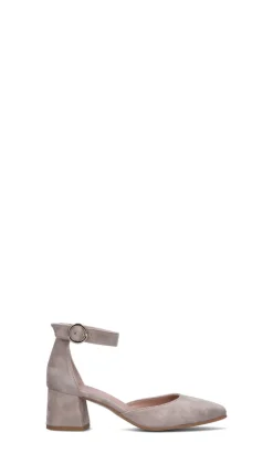 VARIOPINTO Sandalo donna grigio in suede