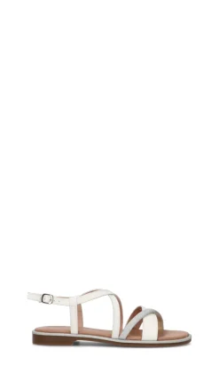 VARIOPINTO Sandalo donna bianco in pelle