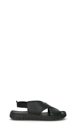 VARIOPINTO Sandalo donna nero in pelle