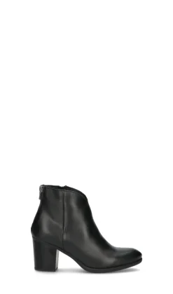 VARIOPINTO Tronchetto donna nero in pelle