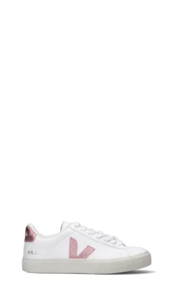 VEJA Sneaker donna bianca/rosa in pelle