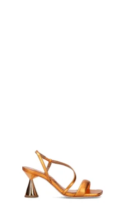 VICENZA Sandalo donna arancio in pelle