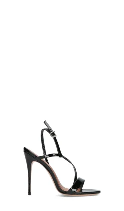 VICENZA Sandalo donna nero in pelle