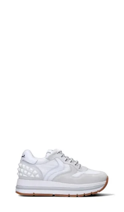 VOILE BLANCHE Sneaker donna bianca in pelle