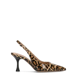 WO MILANO Slingback donna maculata in pelle